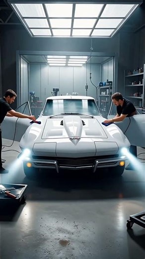 This Abandoned Chevrolet Corvette Was Brought Back to Life #CorvetteRestoration #ClassicCorvette