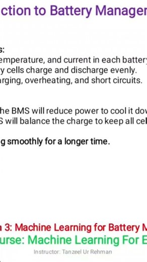 Lecture 3.1 Introduction to Battery Management Systems (BMS)