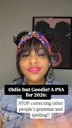 SublimeLuv Speaks | LA Spoken Word Artist 🎤 on Instagram: "Mother God told me it was time to make this new again. 💥 🔊 Let’s collectively leave correcting strangers' grammar and spelling errors in the past! #sublimeluv #sublimesermon #poetsofinstagram #laspokenword #poetrycommunity"