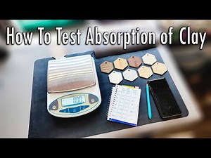 How to Test Absorption Rate of Ceramic Clay | Testing Pottery Porosity | Formula for Absorption