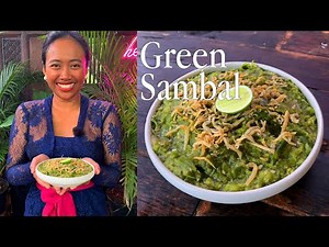 Sambal Lado Mudo, Sambal Ijo, Green Sambal