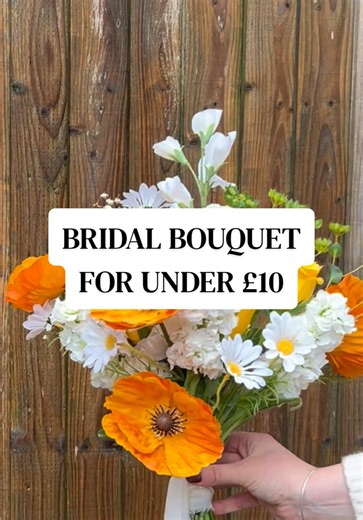 2026 brides on a budget, this one’s for you! Here’s a creative bouquet idea using flowers from @Co-op that anyone can do, I’m not a florist but did all my own wedding flowers - it doesn’t have to cost thousands, or even hundreds! #diyweddingflowers #DIYwedding #weddingflowers #weddingbouquet #bouquettutorial