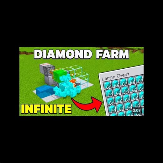 Easiest Infinite Diamond Farm in Survival 😱 | Unlimited Diamonds Trick!