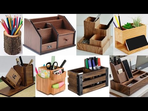 90 + Small wooden office items you can make as weekend woodworking projects for profit