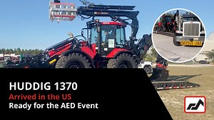 Touchdown! The HUDDIG 1370 has arrived and will be on display at the AED event to showcase its capabilities to future distributors. From today, January 15, until January 17, 2025, in Orlando, you can see the HUDDIG 1370 up close at booth #3621. Seize this opportunity to experience a real-life HUDDIG and see how it can revolutionize the construction, maintenance, and utility industries for your customers! | Huddig