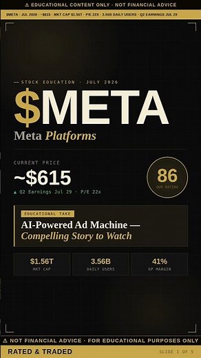 3.56 Billion Daily Users — Here's the Full Meta Platforms Breakdown | META Stock July 2026