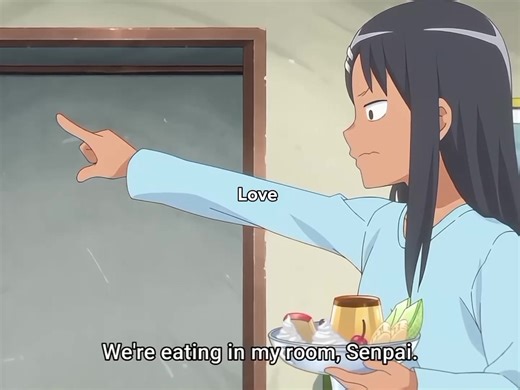 When Senpai comes over to Nagatoro's house, she can't hide her embarrassment #anime #donttoywithmemissnagatoro #nagatoro #fyp