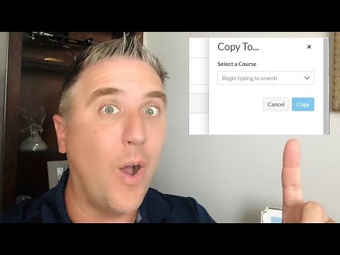 How To Copy An Assignment in Canvas From One Course & Move It To Another Course