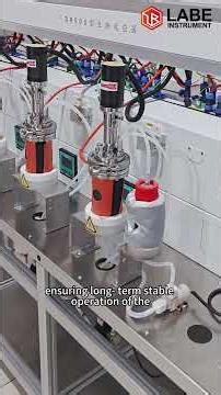This is a set of customized parallel bioreactors developed by LABE Instrument#reactor #science