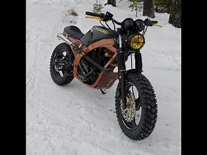 Suzuki GS500 E, how to build Scrambler style, two different