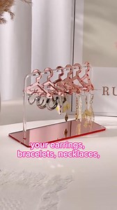 1.4K views | 8-Piece Hanger-Style Jewelry Holder. https://shopvoltaique.com/8-piece-hanger-style-jewelry-holder  Hang your gems with flair!  Elevate your space with style! #JewelryOrganization #HomeDecor #StorageSolutions #AccessoryStorage | Empowered Women of Faith & Purpose, Inc | Facebook
