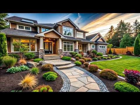 Nature Meets Design: Inspiring Front Yard Landscaping Solutions #frontyardlandscaping