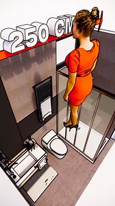 2.7M views · 28K reactions | Medidas adecuadas de baño en forma rectangular. #arquitecturamexicana #arquitectura | Planos para Casas | Facebook