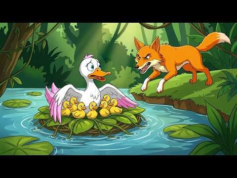 হাঁসের ৭ ছানা 🦆🦊 | Bangla Cartoon Story | Ducklings vs Fox | বাংলা কার্টুন