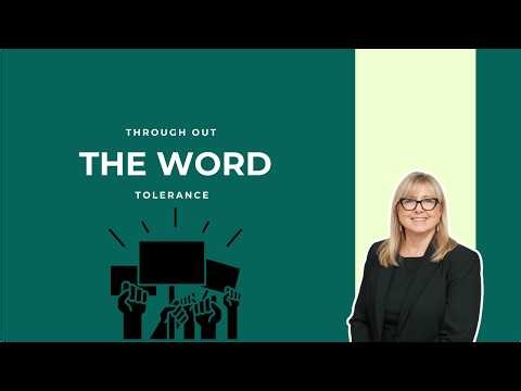 Throw Out the Word Tolerance