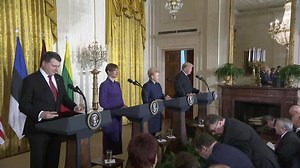 23K views · 342 reactions | President Donald Trump: This summit proudly displays to the world America’s deep and lasting friendship with the #Baltic nations. For a century, the U.S. has stood with the people of the Baltics in support of their independent sovereignty and self-determination. #Estonia #Latvia #Lithuania | U.S. Department of State | Facebook