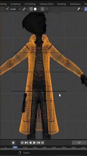 Blender Auto-Rig Pro – Fix Weight Painting for Clean Deformations#shortvideo#autorigpro #blendertips
