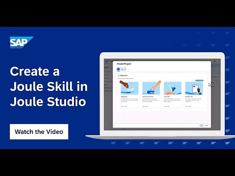 Create a Joule Skill in Joule Studio