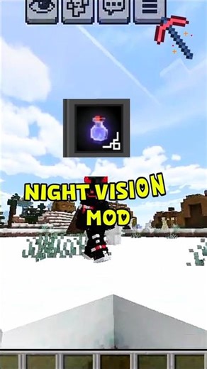 #minecraftshorts night visionmod #mods