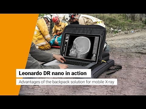 Portable Leonardo DR nano system for X ray examinations