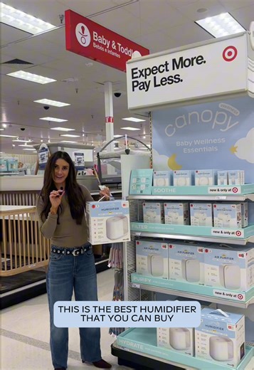 step 2 of our Night Time Routine: our fan favorite humidifier 🩵 #parentingtips #humidifier #routine #baby #target