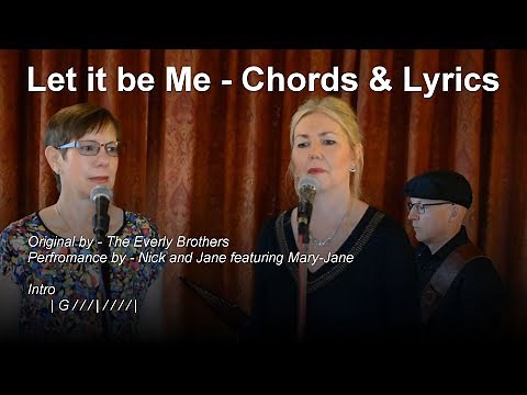 Let it be Me | Chords and Lyrics | The Everly Brothers