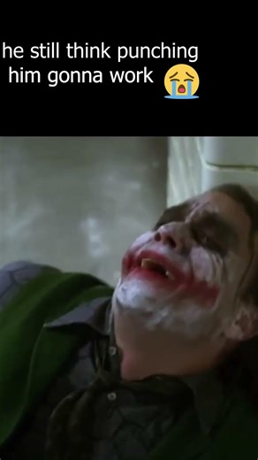 Batman still thinks punching joker will make him talk #batman #joker #movie