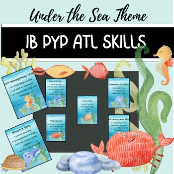 IB PYP ATL Skills Classroom Display | Ocean