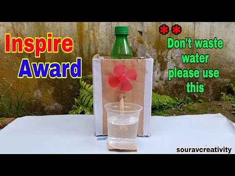 Inspire Award Science Projects 2021 || How To Make Water Dispenser Without Electricity