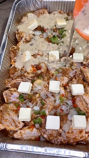 9K views · 1.5K reactions |  Recipe: Loaded Baked Chicken‼️ • • • #fyp #xyz #viral #chicken #bakedchicken #recipe #tutorial #louisiana #lipton #loaded #baked #kitchen #kitchenhacks #quickmeals | Fat Boyz Kitchen LA, LLC | Facebook