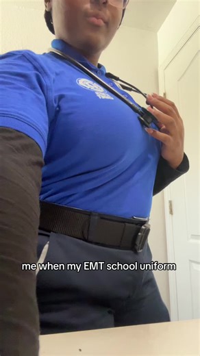 Relatable Moments for EMT Students in Uniform