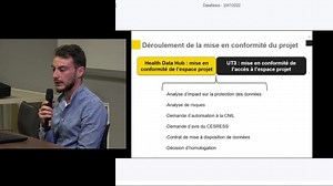 Recherche en santé et partenariat avec le Health Data Hub : retour d'expérience sur la mise en conformité RGPD | Canal U