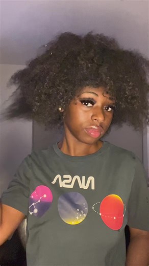 Slick Back Ponytail Hairstyle for Thick Type 4 Hair