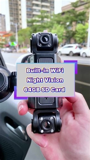 360° Panoramic Car Dashboard Camera, 4 Channel HD Video Recorder, Wi-Fi Enabled, Night Vision, Emergency Lock, Motion Detection, Wifi Dashcam