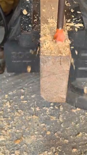 Perfect Square Hole Drilling in Wood Easy DIY Carpentry Trick #tools #woodworking #shortsfeed