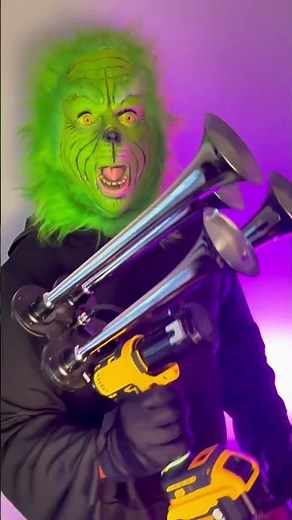 DeWalt Train Horn Prank on Boat - Halloween Madness!