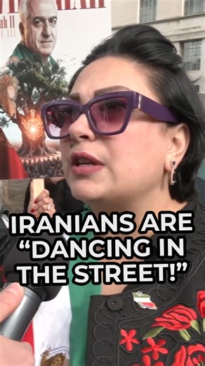 Iranians are "dancing in the street" after Donald Trump launched airstrikes in the region. Speaking to GB News, Dr. Venus Shahpari, organiser of Stage of Freedom protests, said the people in Iran are "very happy because this was a humanitarian intervention." | GB News
