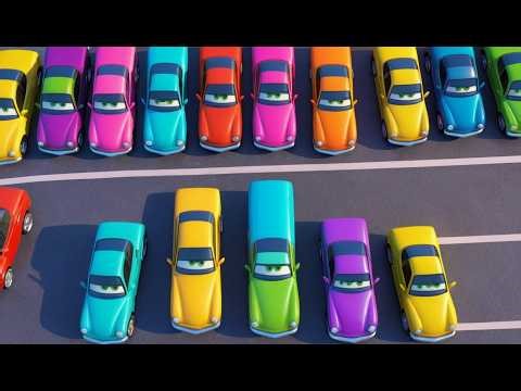 Dreizehn kleine Spielzeugautos machen Vroom | Auto-Lied für Kinder & Zählen lernen