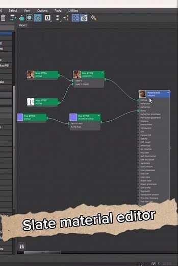 Mastering the Slate Material Editor in 3ds Max #3dsmax #shortvideo #vray