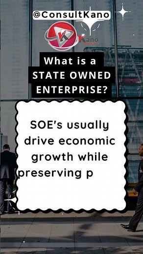 What Is A State-Owned Enterprise SOE or SOC | Public Sector Undertaking PSU Explained ‪@ConsultKano‬