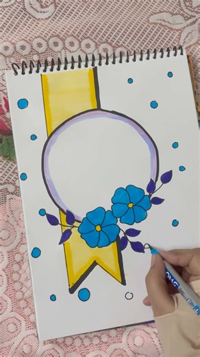 Easy Front page #shorts #short #art #satisfyling #drawing