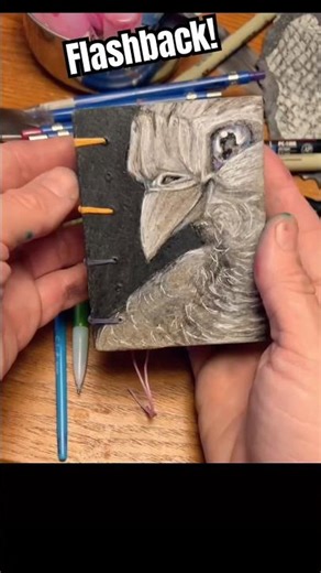 Flashback! Double Needle Coptic - a first try