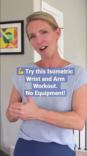 Increase Wrist Strength with this Quick Isometric Wrist Exercise Routine #wristexercise #shorts
