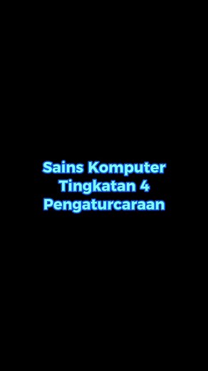 Latih Tubi SPM: Pengaturcaraan Sains Komputer Tingkatan 4