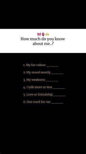 how much do you know about me...!! 💕🧐 #love #broken06 #instagramreels #lovestatus #motivation #21edi