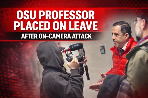 OSU professor placed on leave after on-camera attack of independent journalist