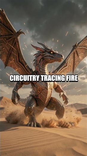 Neon Dawn of the Sky Serpent