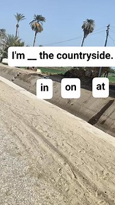 I'm ___ the countryside. | Learn English with us