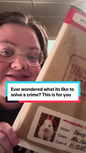 These unsolved case files are so fun to do it’s something you can start and then pick back up later and it is so realistic #truecrime #unsolvedcasefiles #mystery