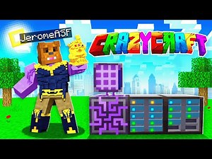 Creating UNLIMITED Storage In Minecraft Crazy Craft